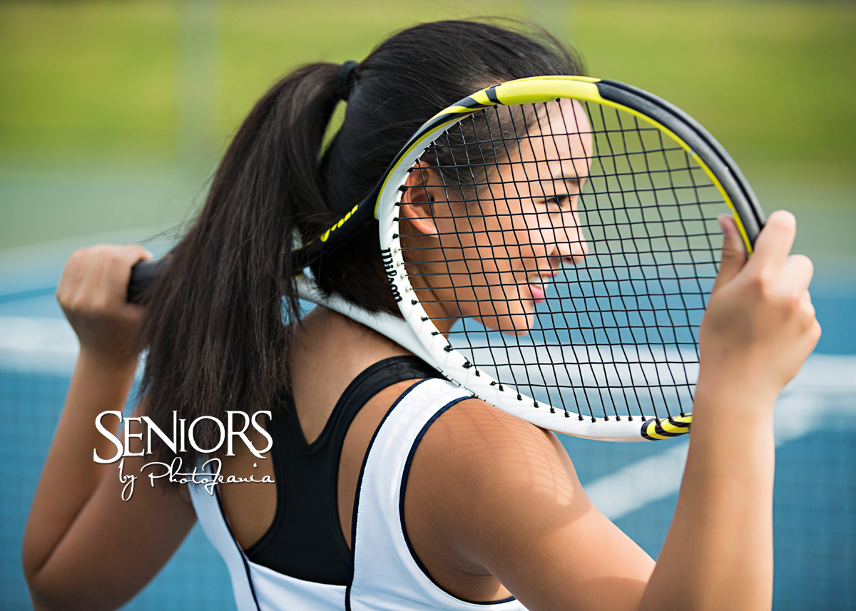 Sports Tennis Senior Picture Idea - Sports Senior Picture Ideas - Seniors by Photojeania