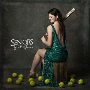 Fashion Softball Senior Picture Idea - Sports Senior Picture Ideas - Seniors by Photojeania