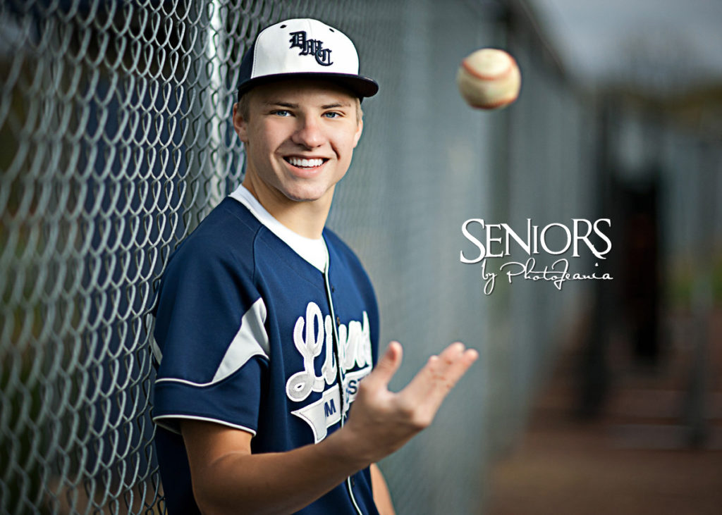 Baseball Senior Picture Idea - Sports Senior Picture Ideas - Seniors by Photojeania