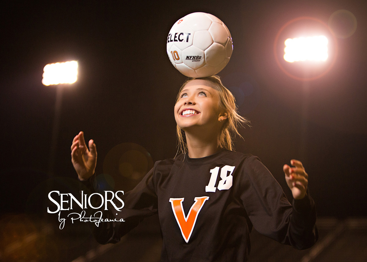Soccer Senior Picture Idea - Sports Senior Picture Ideas - Seniors by Photojeania