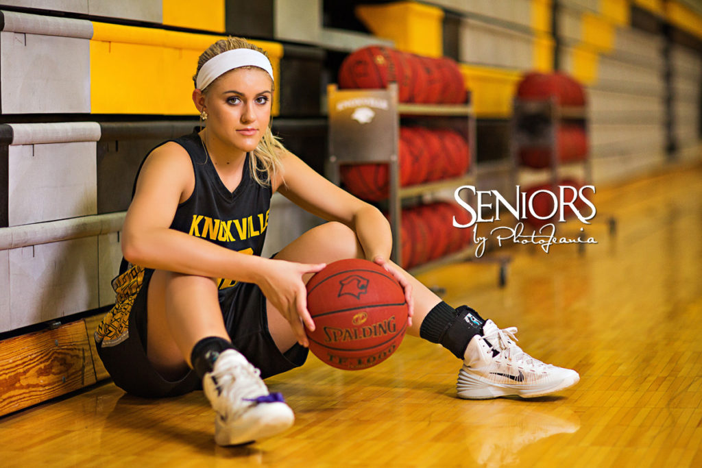 Basketball Senior Picture Idea - Sports Senior Picture Ideas - Seniors by Photojeania