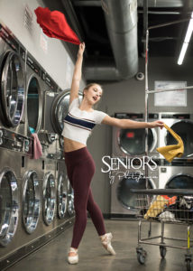 Laundromat Dance Senior Picture Ideas